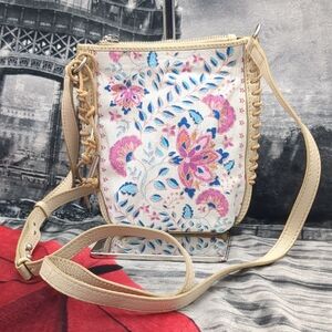 Lucky Brand Floral Embroidered Crossbody Bag